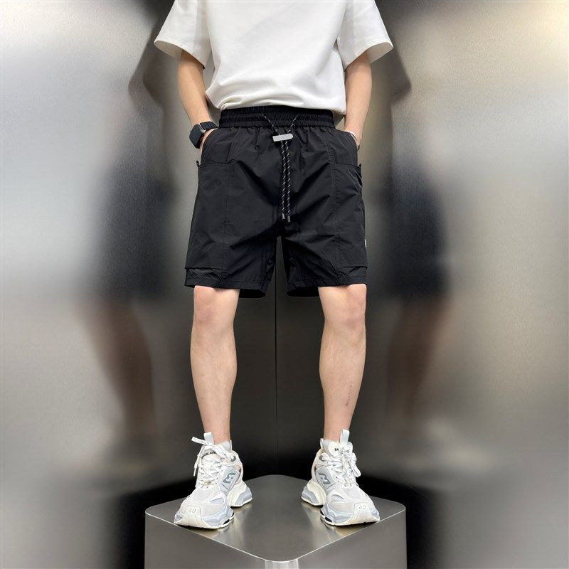 2025夏季新款户外速干沙滩裤高街机能风工装短裤男休闲薄款五分裤,淘宝优惠券,粉丝福利购,淘宝优惠卷