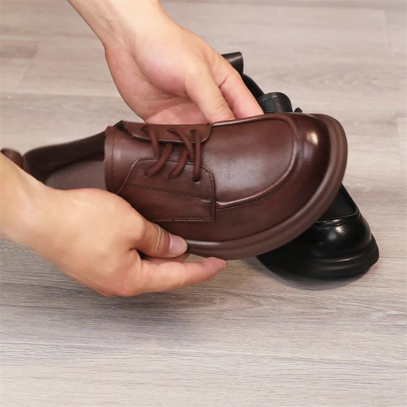 满300a减30跨店商品2024新款真皮粗跟深口单鞋舒适通勤厚底小皮鞋,淘宝优惠券,粉丝福利购,淘宝优惠卷