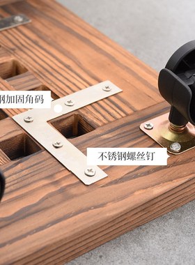 承重底座托盘滑轮架子重物盆带轮子万向带轱辘的加厚滚轮