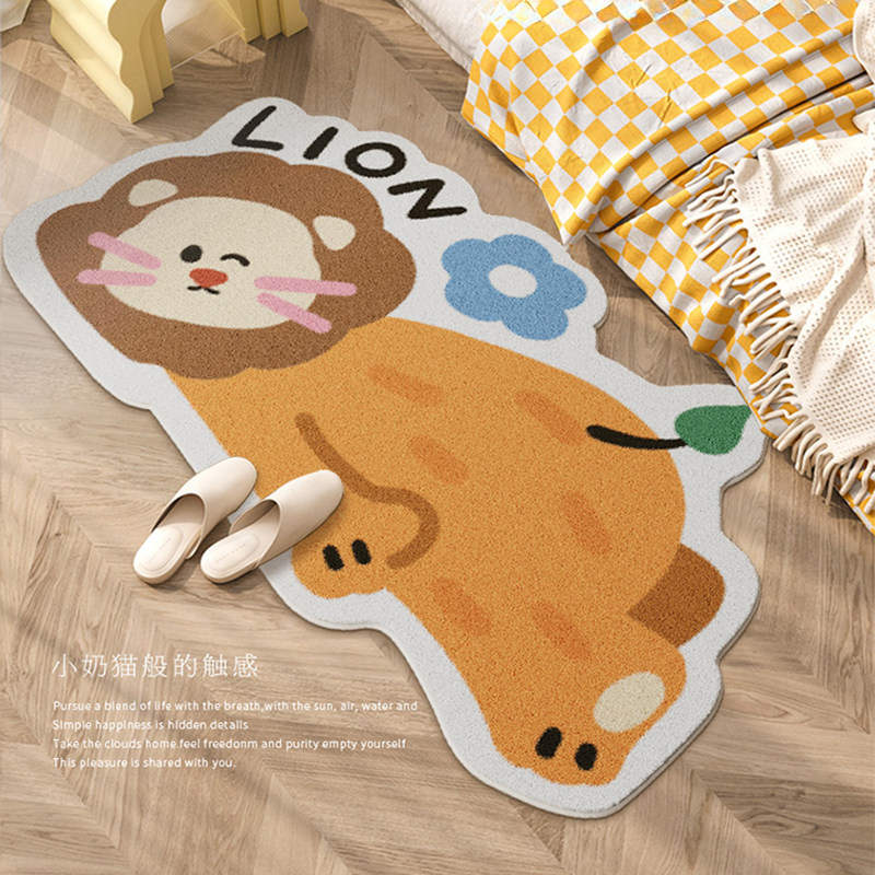 Bedroom bedside blanket children's room living room sofa thick plush carpet boy bed under bed floor mat