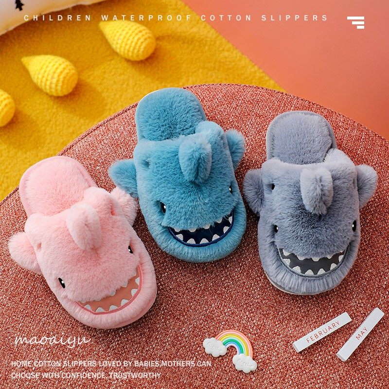儿童棉拖鞋男童女童秋冬季卡通家居室内防滑男孩小童宝宝棉鞋冬天,淘宝优惠券,粉丝福利购,淘宝优惠卷