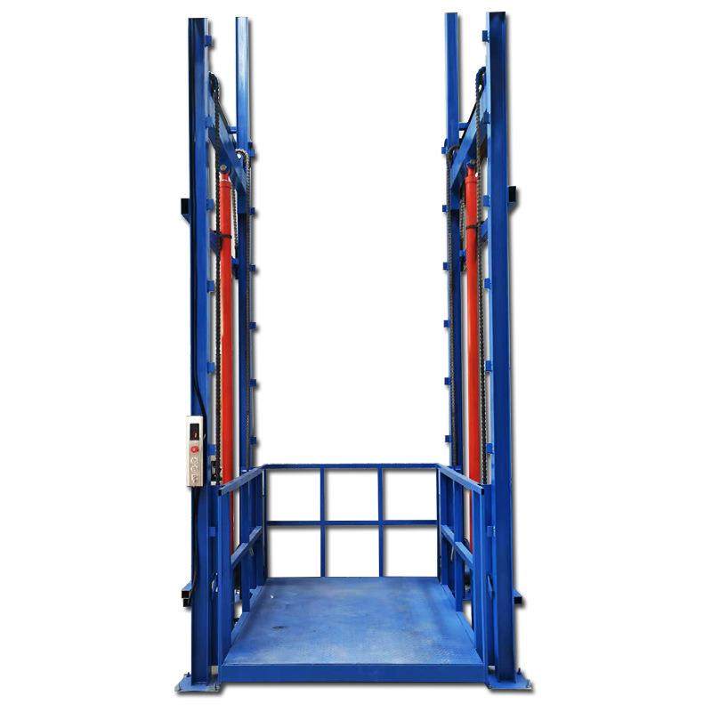 升降平台定制厂房仓库双轨货物搬运固定导轨式液压升降导轨货梯,淘宝优惠券,粉丝福利购,淘宝优惠卷