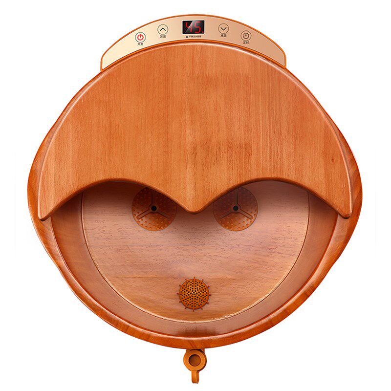 艾羽泡脚桶全自动足浴盆加热恒温洗脚桶电动按摩足疗机家用木桶盆,淘宝优惠券,粉丝福利购,淘宝优惠卷