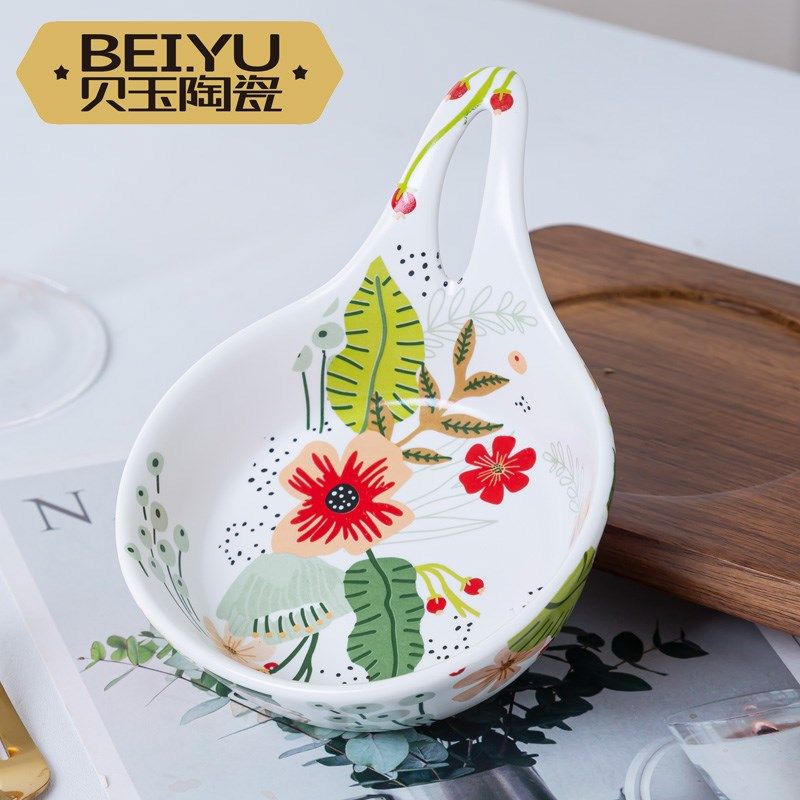 贝玉陶瓷味碟七彩云花小碟子家用酱油醋调味碟火锅蘸料调料碗小菜,淘宝优惠券,粉丝福利购,淘宝优惠卷