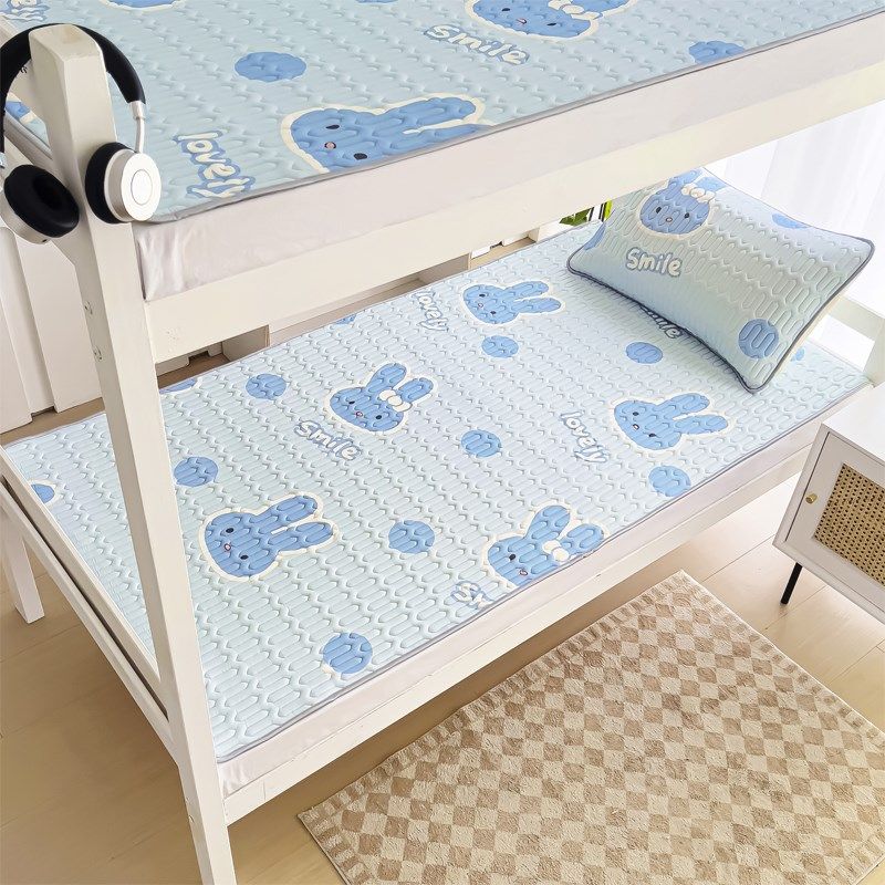 乳胶席冰丝凉席学生宿舍0.9米寝室单人床夏凉软席子可折叠90x200,淘宝优惠券,粉丝福利购,淘宝优惠卷