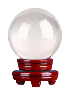 水晶球白玻璃圆球摄影十二星座客厅家居装饰乔迁新居礼品