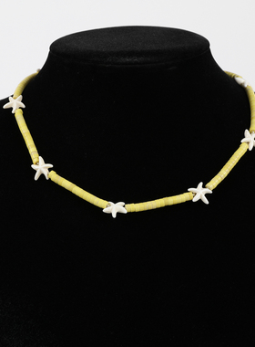 Rowan丨vintage复古彩色串珠项链锁骨链ICTZX4617