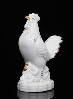 陶瓷12十二生肖摆件全套鼠牛虎兔龙蛇马羊猴鸡狗猪招财客厅工艺品