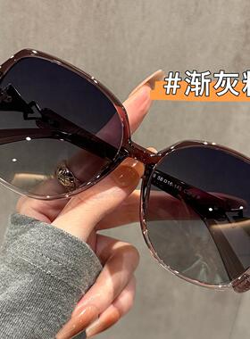 大框墨镜加宽58MM不夹脸女款UV400防紫外线显脸小墨镜偏光太阳镜
