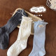 ເດັກຍິງ calf socks ພາກຮຽນ spring ແລະດູໃບໄມ້ລົ່ນແບບ Princess ແບບ