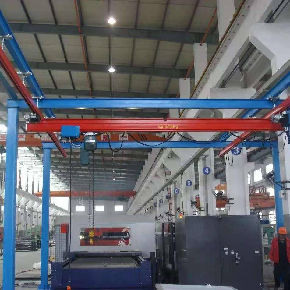 KBK柔性吊轨道组合式起重机车间1吨2吨框架智能悬挂钢性行车 - 图0