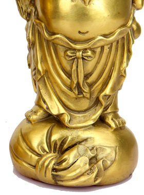 铜弥勒佛大肚佛摆件举手笑佛家居装饰摆件客厅书房工艺品