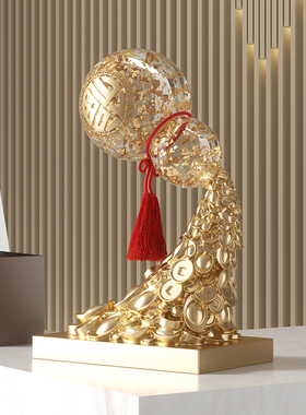 福到财到葫芦摆件客厅高档寓意好的开业礼物装饰品乔迁新居礼品