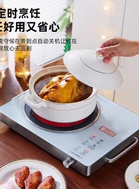 电陶炉多功能不挑锅家用2200w大功率3500w电磁炉电炉炒菜凹面新款