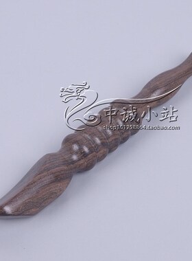 木质点穴棒拨筋棒全身通用经络按摩笔足底按摩器穴位棒足疗鸡翅木