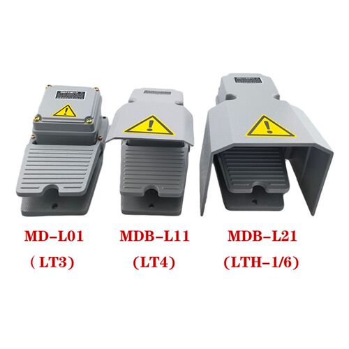 明德MDB-L11 L12 L01 LT4 MD-13H 68H半盖铝壳自锁复位脚踏踩开关 - 图1