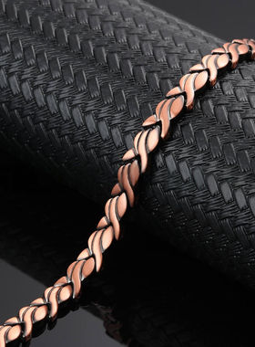 钻纯新款时尚紫铜脚链