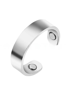 磁石光面红铜戒指设计