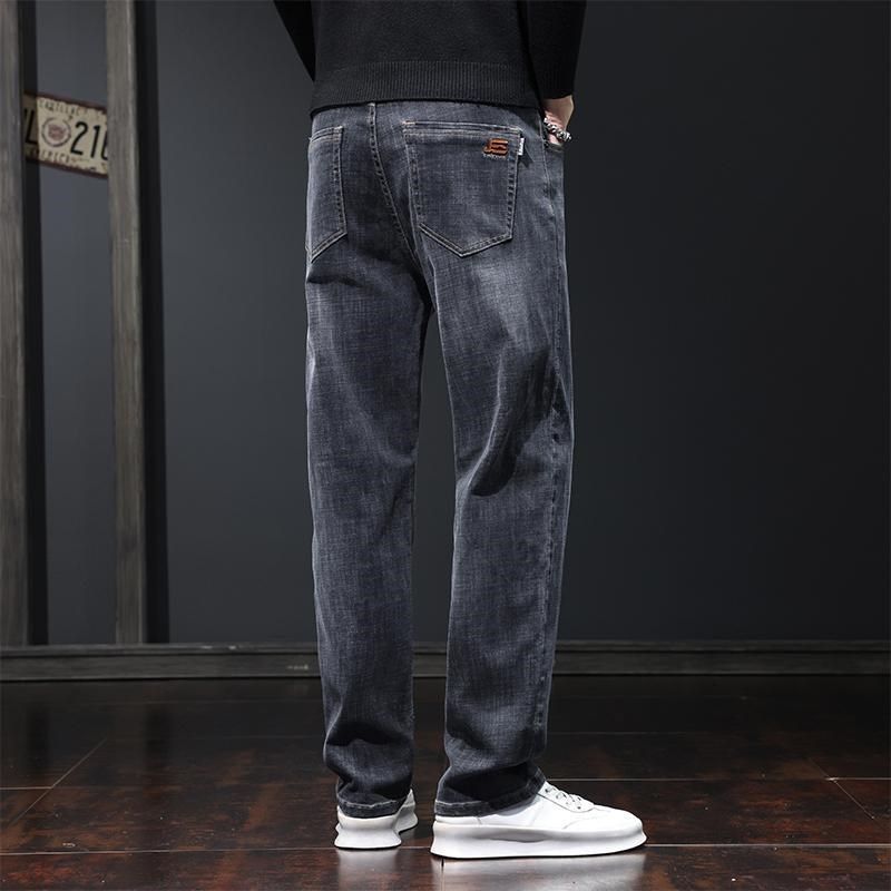 2025新款牛仔裤男士弹力男装裤子春秋季潮牌直筒宽松百搭休闲长裤,淘宝优惠券,粉丝福利购,淘宝优惠卷