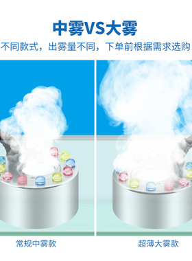 深水专用假山鱼缸雾化器喷雾水雾烟雾起雾器造雾器盆景景观雾化头