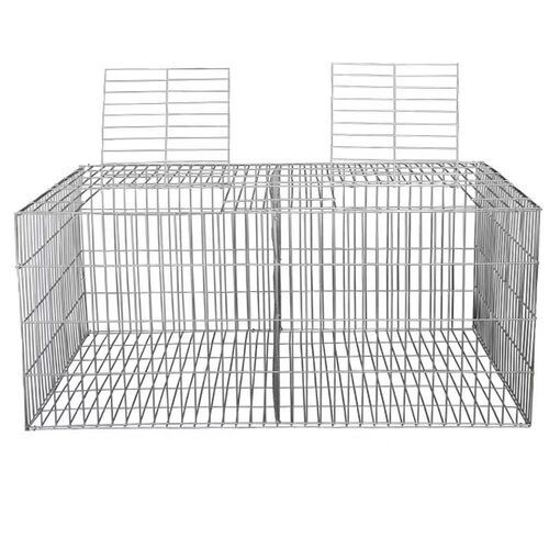 鸽子笼兔笼养鹅笼鸡笼铁丝网片装组装兔笼家用大号养殖笼鸟运输笼 - 图3