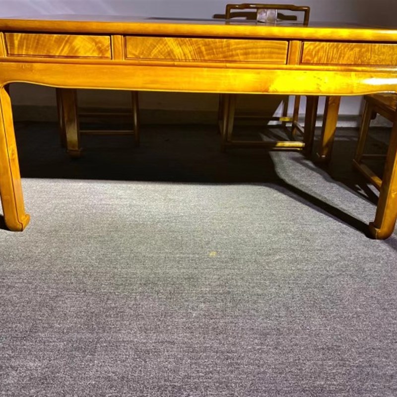 正宗四川金丝楠木小叶桢楠茶桌实木新中式茶N台休闲茶几乌金石茶 - 图2