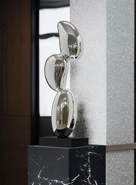 客厅玄关抽象树脂雕塑摆件酒店大堂楼梯过道样板间装饰艺术品