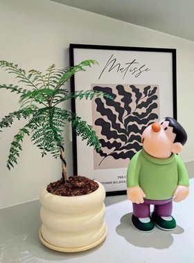 胖虎手办桌面摆件办公桌家居饰品客厅玄关装饰品摆件呆萌家居装饰