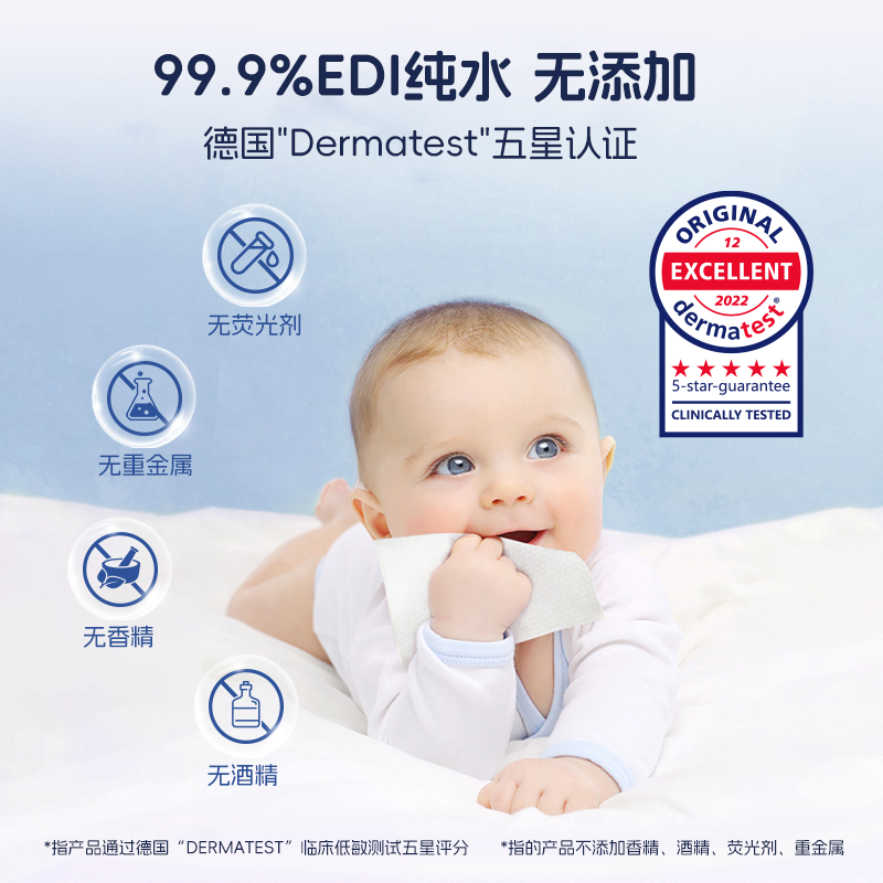 Aiwibi爱汇贝婴儿湿巾plus宝宝手口屁专用迷你湿纸巾实惠装4包/提,淘宝优惠券,粉丝福利购,淘宝优惠卷