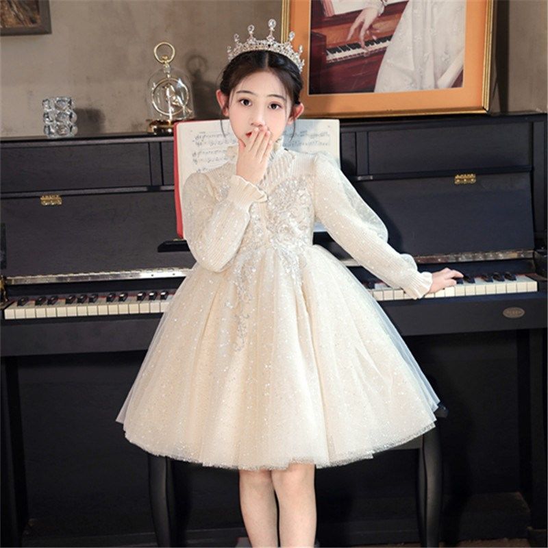 女童秋冬公主裙2024新款儿童连衣裙秋装毛衣裙小女孩冬季加绒裙子,淘宝优惠券,粉丝福利购,淘宝优惠卷