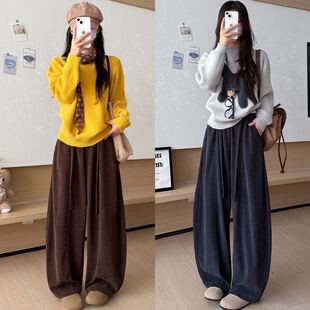 CX美拉德弯刀裤冬季女