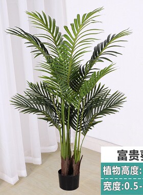 散尾葵椰子树仿真落地假树塑料假室内客厅装饰葵树绿植