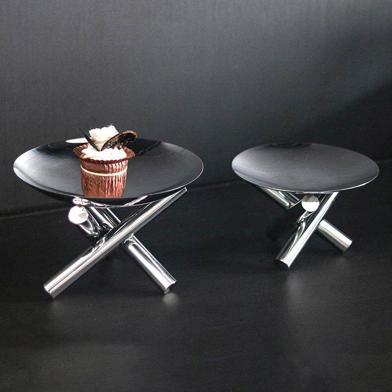 创意金属三叉支架高脚水果盘果盆装饰品样板间餐桌托盘收纳盘摆件,淘宝优惠券,粉丝福利购,淘宝优惠卷