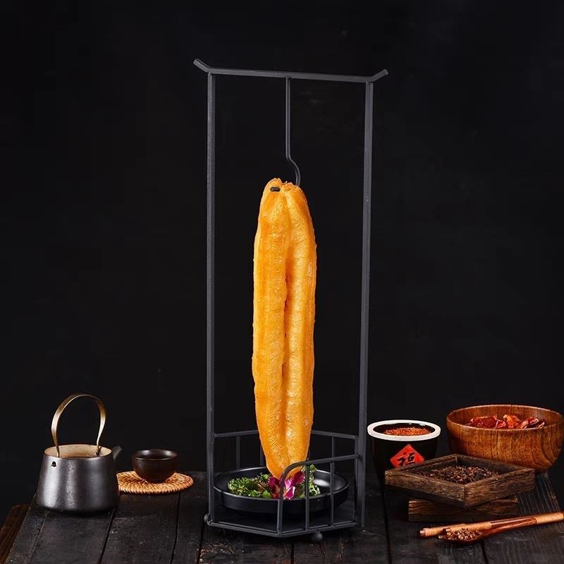 特色网红油条架子餐厅火锅店鸭肠鹅肠鱿鱼铁架酒店创意餐具架定制,淘宝优惠券,粉丝福利购,淘宝优惠卷