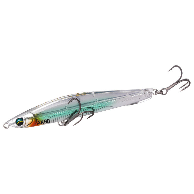 爱克飞丝AK80/90岚切沉水铅笔路亚饵超远投颤沉铅笔翘嘴海鲈假饵,淘宝优惠券,粉丝福利购,淘宝优惠卷