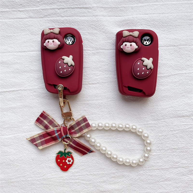 适用大众钥匙速腾迈腾探岳帕萨特途观朗逸宝来途岳汽车包扣壳女,淘宝优惠券,粉丝福利购,淘宝优惠卷