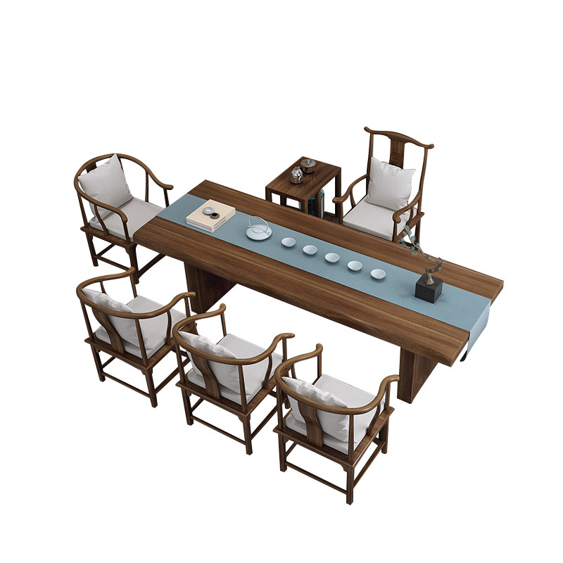 茶桌椅组合功夫茶台桌套装一体实木大板办公茶几新中式禅意泡茶桌,淘宝优惠券,粉丝福利购,淘宝优惠卷