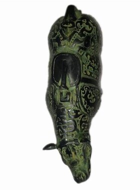 大号青铜器犀牛尊 仿古工艺品摆件 古代酒杯道具 仿古装饰品
