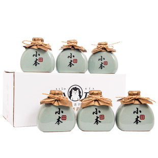 塔牌小本黄酒228ml*6瓷瓶装绍兴产半干型