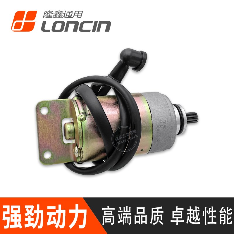隆鑫沙滩车LX200-M华洋200AU巴山四轮车CVT175发动机启动马达电机 - 图2