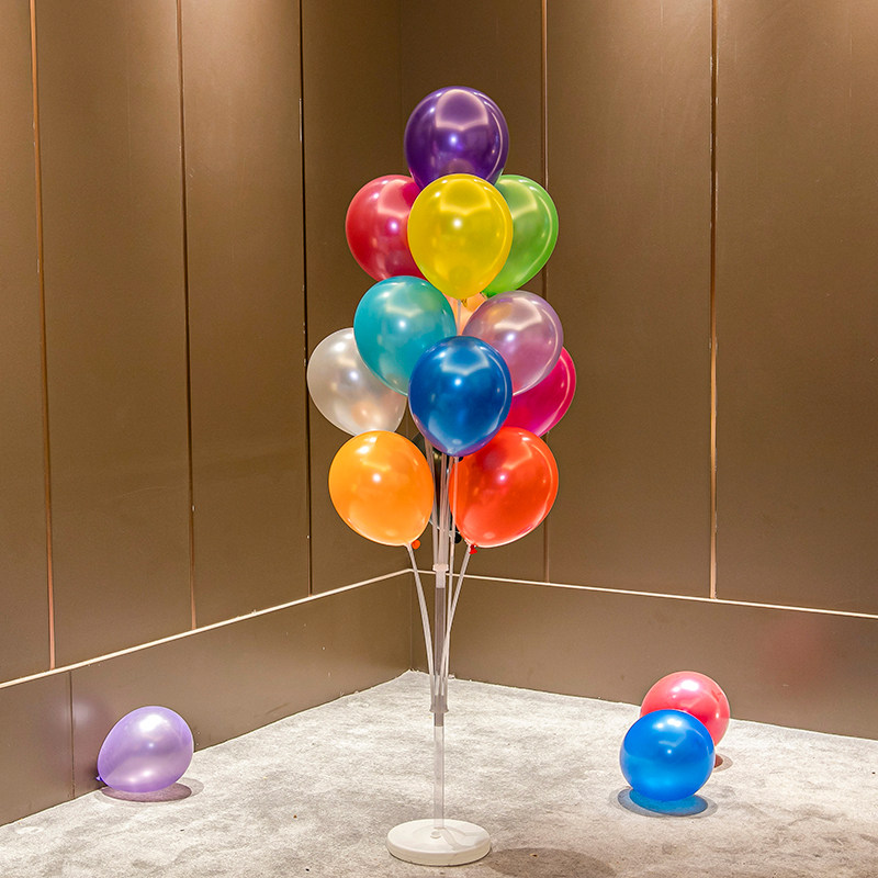 紫色气球地飘装饰 适用七夕节日布置与儿童生日桌飘气球 汽球立柱,淘宝优惠券,粉丝福利购,淘宝优惠卷