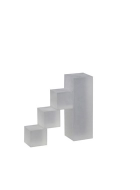 简约现代梯形水晶书档书靠摆件样板房书房客厅桌面轻奢欧式装饰品