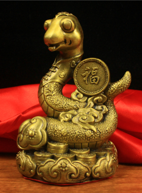 纯铜十二生肖整套铜鼠牛虎龙蛇马羊鸡狗猪客厅桌面办公室礼品摆件