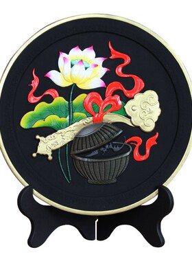 和合如意工艺品结婚夫妻之道和睦家庭关系感情客厅卧室装饰品