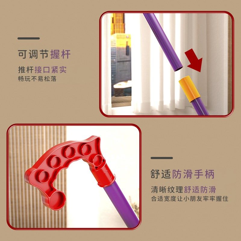 儿童手推飞机学步推推乐玩具宝宝1岁2一推着走的学步车小推车婴儿,淘宝优惠券,粉丝福利购,淘宝优惠卷