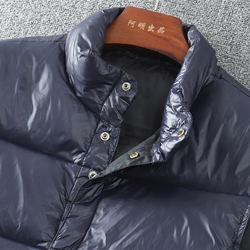 蓬松保暖不钻绒!外贸男装尾货户外防水时尚立领休闲羽绒马甲坎肩,淘宝优惠券,粉丝福利购,淘宝优惠卷