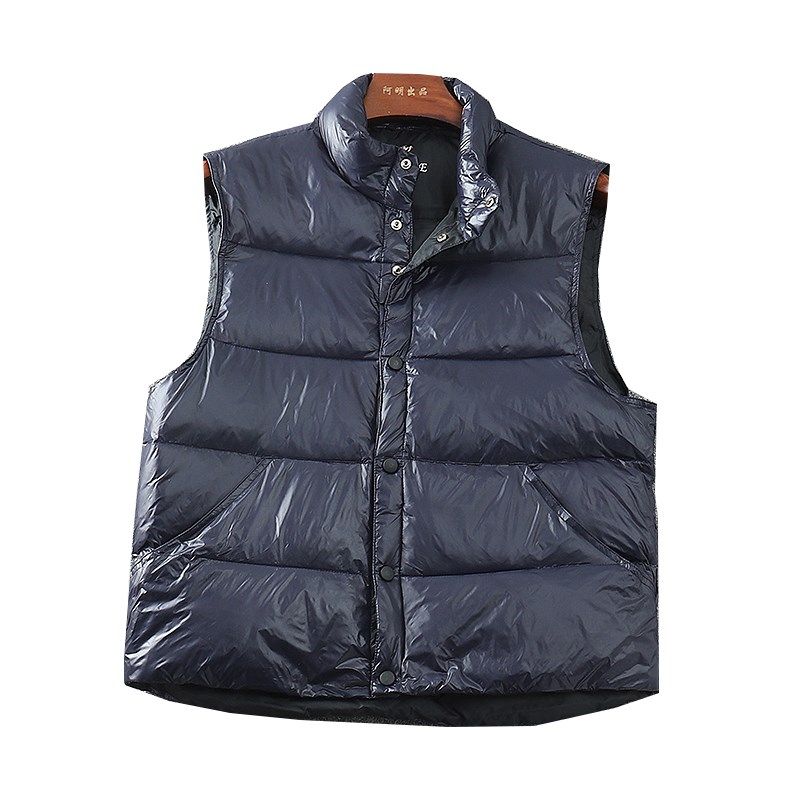蓬松保暖不钻绒!外贸男装尾货户外防水时尚立领休闲羽绒马甲坎肩,淘宝优惠券,粉丝福利购,淘宝优惠卷