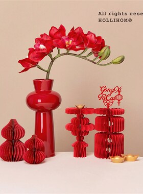 逅里Hollihom 百福齐臻 2025新年春节装饰 乔迁新家中式高级摆件