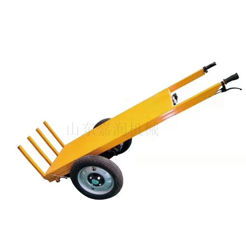 轻便手推电动干坯车 厂区仓库运输平板车 工地物料搬运用干坯车 - 图2