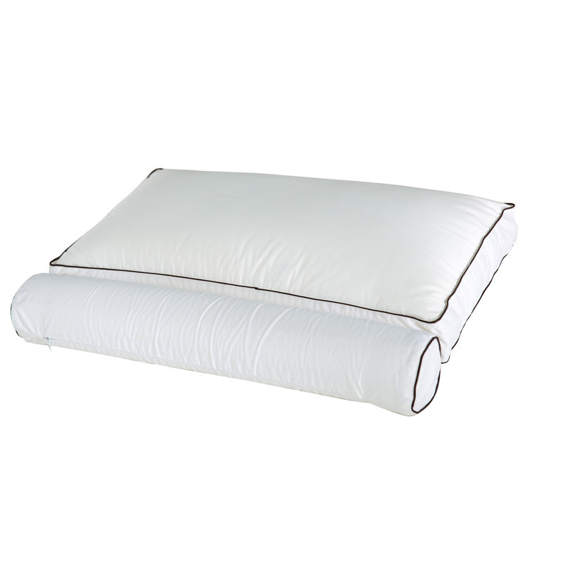 95白鹅绒羽绒枕芯PE软管枕复合分区枕头护颈枕100支全棉侧睡枕头,淘宝优惠券,粉丝福利购,淘宝优惠卷